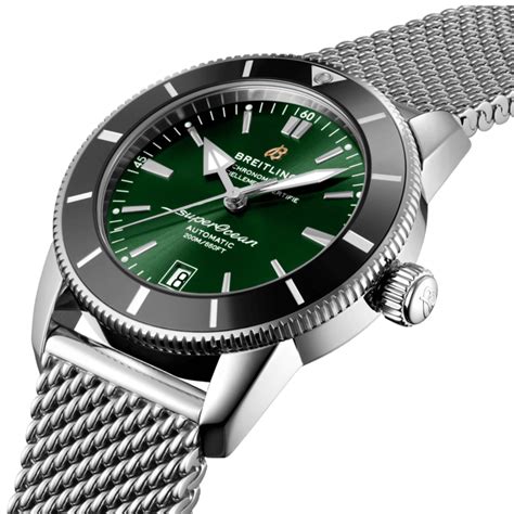 breitling super ocean green|breitling superocean 42 chronograph.